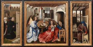 Workshop of Robert Campin - Annunciation Triptych (Merode Altarpiece) (1427 - 1432)